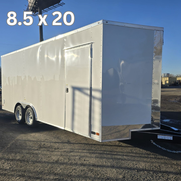 8.5 x 20 enclosed trailer for rent